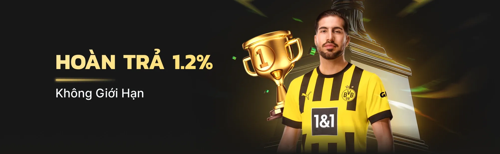 Banner khuyến mãi sự kiện đặc biệt theo mùa giải, ví dụ World Cup hoặc Euro tại neo 88